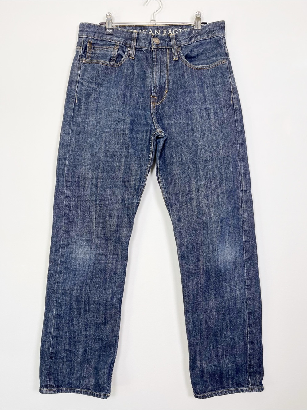 American Eagle Outfitters Men’s Relaxed‎ Dark Blue Straight Jeans Size 29